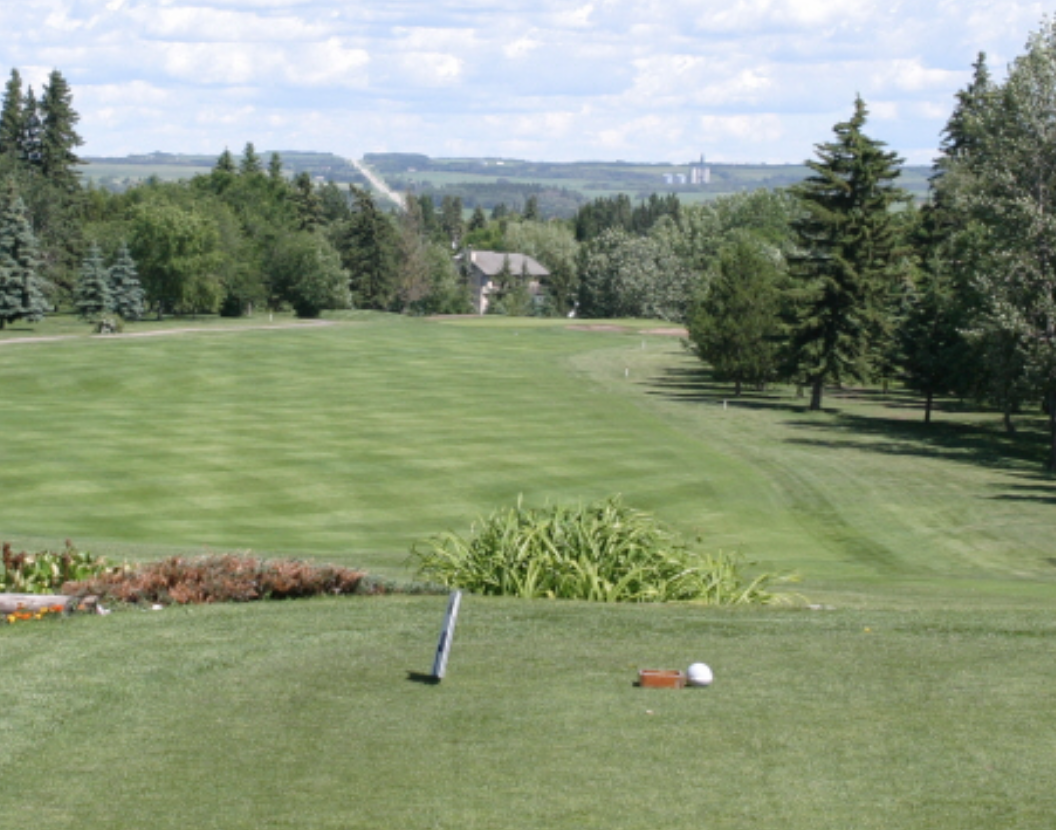 Golf course from the pin