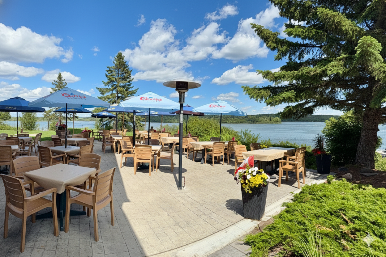 View of patio restaurant